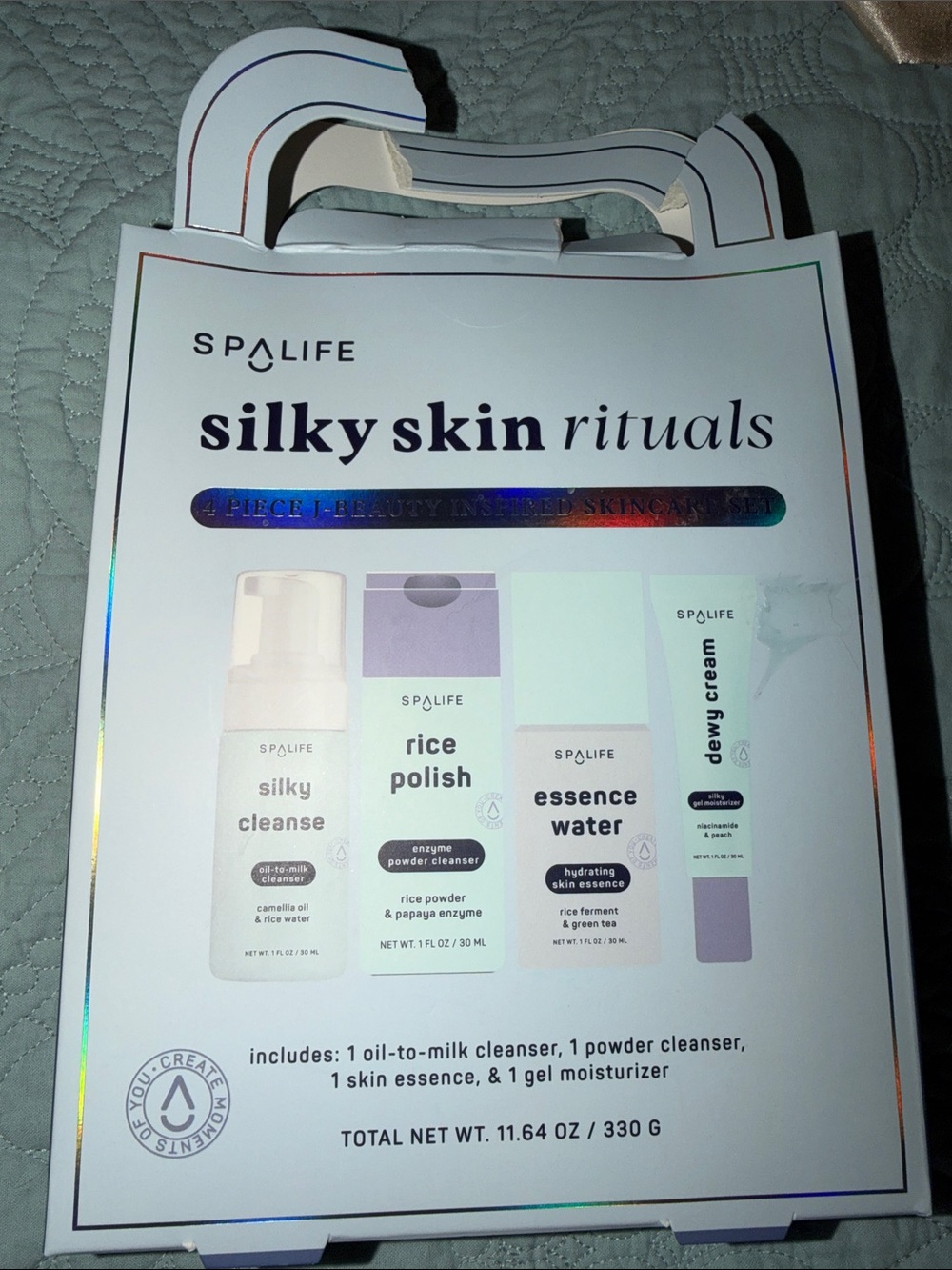 Alife Silky Skin Rituals Set - White & Light Purple Packaging